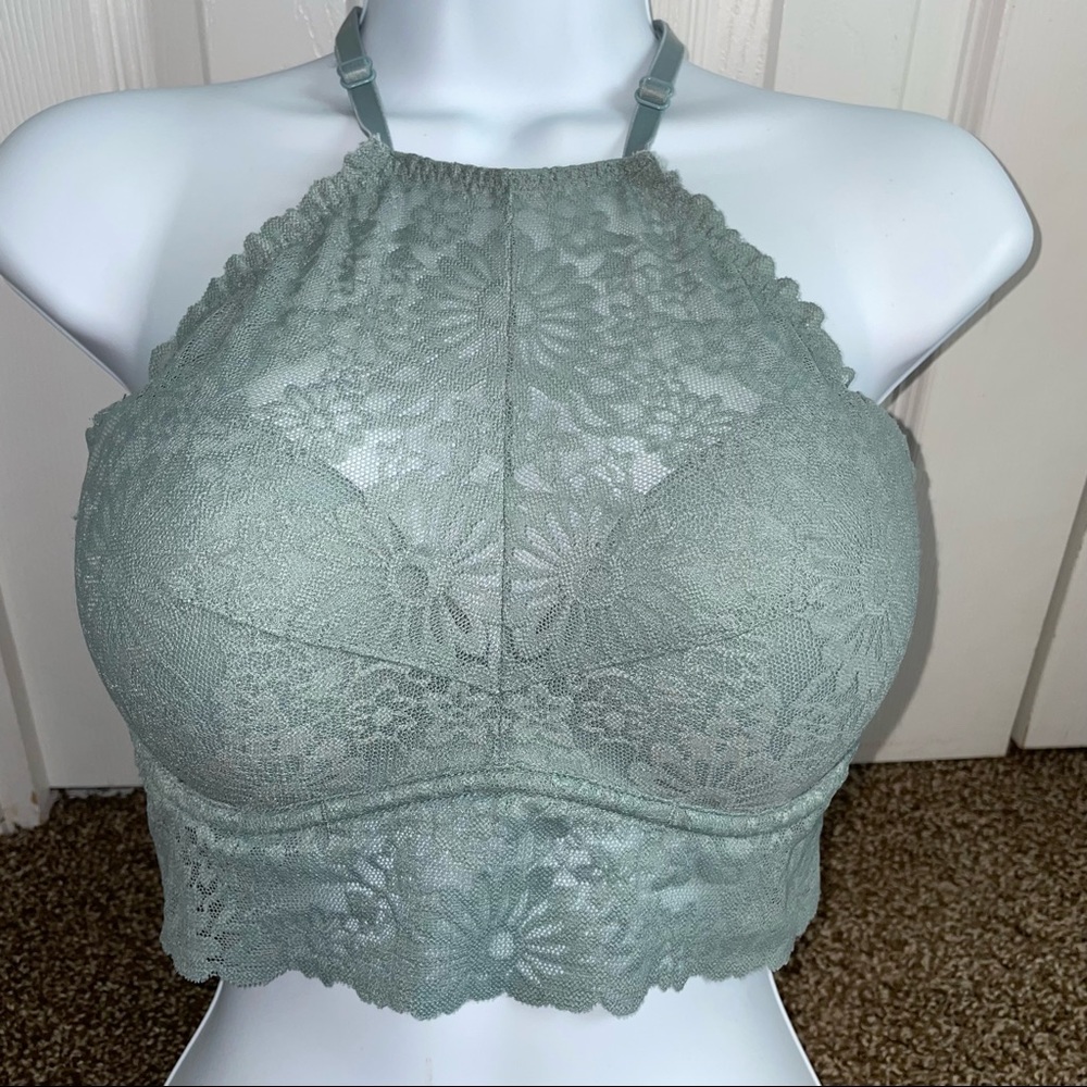Pink lace bralette size M